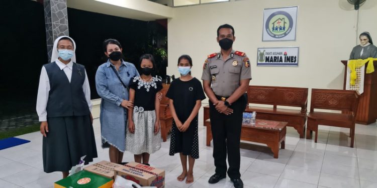 Mantan Kabag Ops Polres Kotawaringin Barat Lakukan Bakti Sosial di Panti Asuhan