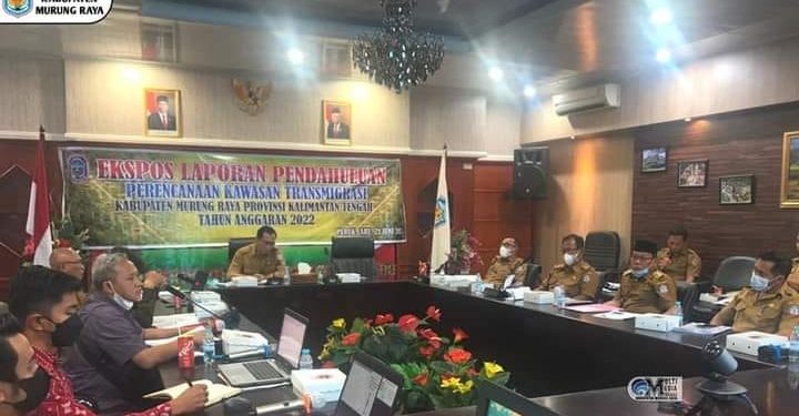 Distransnaker Mura Gelar Rapat Ekspose Laporan Pendahuluan RKT