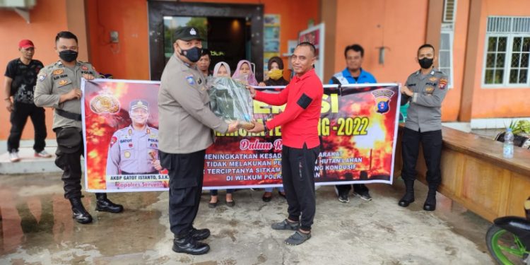 Sat Binmas Polres Seruyan Bantu Sarana Pendukung ke MPI