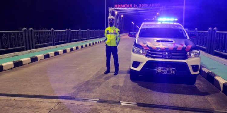 Cegah Aksi Balapan Liar Satlantas Polres Seruyan Laksanakan Patroli Malam