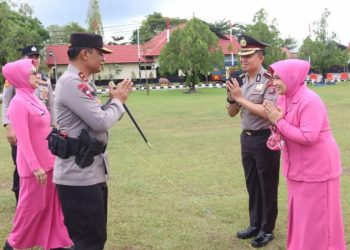 Jelang 1 Juli, 374 Personel Polda Kalteng Naik Pangkat