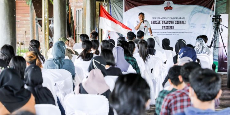 Anak-Anak Muda Kalteng Sebut Ganjar Implementasikan Falsafah ‘Huma Betang’