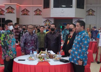 Mewakili Gubernur, Kadis Kominfosantik Kalteng Hadiri Puncak Peringatan HPN Tingkat Prov. Kalteng Tahun 2022 di Puruk Cahu