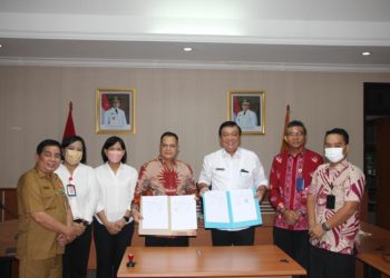 Optimalkan Peran BUMDesa, Dinas PMD Kalteng dan Dinas PMD DUKCAPIL Bali, Teken PKS
