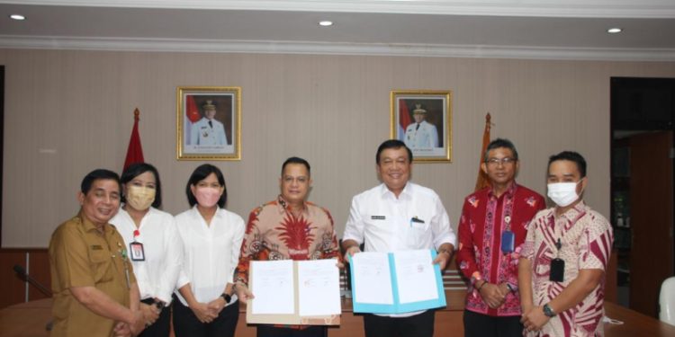 Optimalkan Peran BUMDesa, Dinas PMD Kalteng dan Dinas PMD DUKCAPIL Bali, Teken PKS