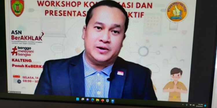 Tingkatkan Kemampuan ASN Berkomunikasi di Depan Publik, BPSDM Prov. Kalteng Gelar Workshop