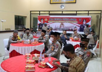 Personel Polres Seruyan Ikuti Kegiatan Doa Bersama