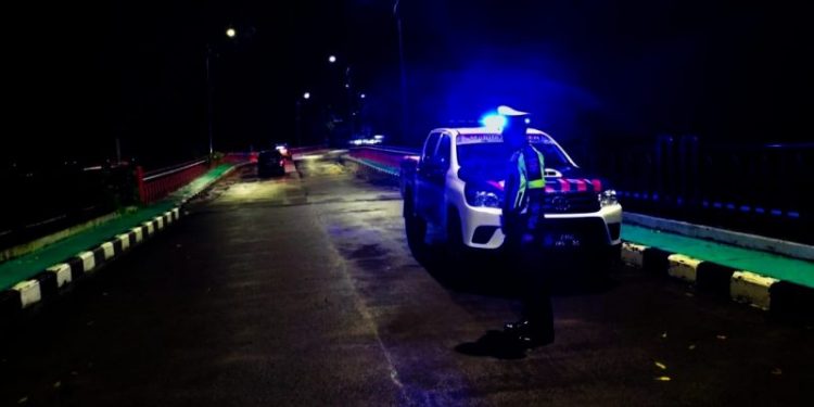 Upaya Cegah Aksi Balapan Liar Satlantas Polres Seruyan Patroli Malam