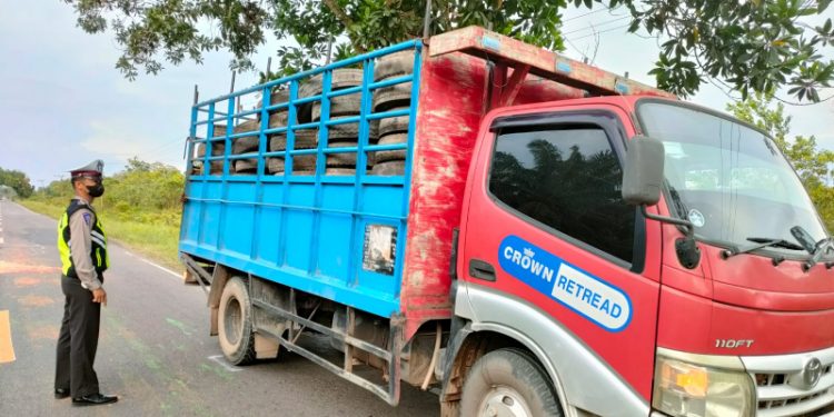 Sat Lantas Polres Seruyan Laksanakan Penertiban Kendaraan ODOL