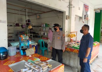 Anggota Satreskrim Giat Yustisi di Pasar Saik Kuala Pembuang