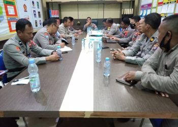 Waka Polres Pimpin Rapat Persiapan Idul Adha dan Sertijab Kapolsek