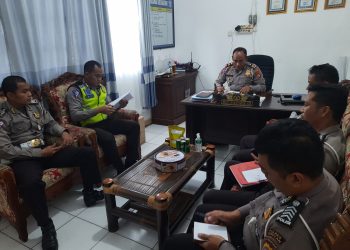 Sat Lantas Polres Seruyan Lakukan Anev