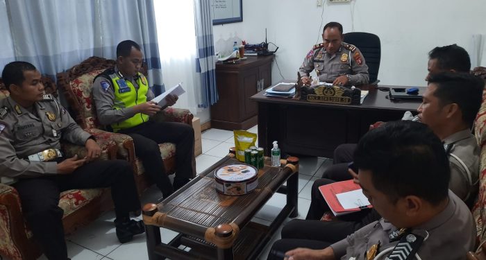 Sat Lantas Polres Seruyan Lakukan Anev