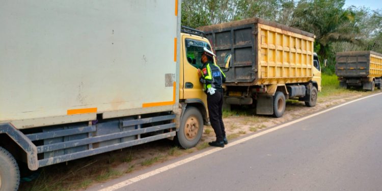 Sat Lantas Polres Seruyan Laksanakan Penertiban Kendaraan Odol