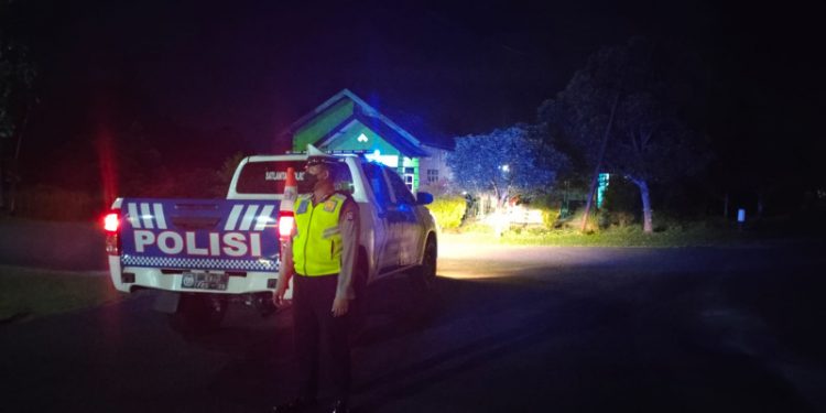 Satlantas Polres Seruyan Laksanakan Patroli Malam