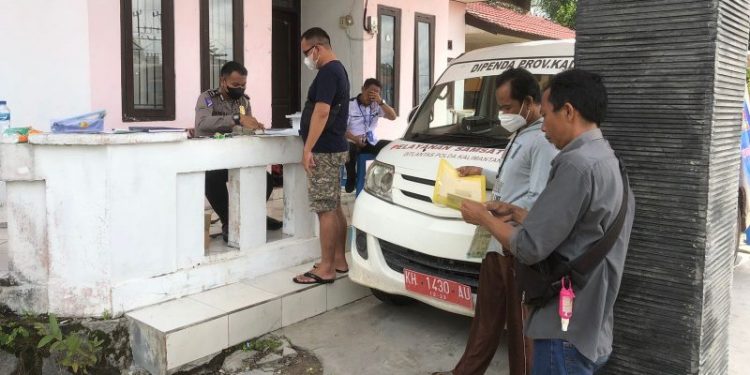 Satlantas Polres Seruyan Semangat Layani Masyarakat Kecamatan Hanau