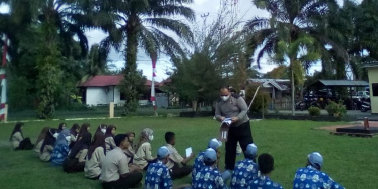 Sat Binmas Polres Seruyan Giat Latihan Rutin Pramuka Saka Bhayangkara