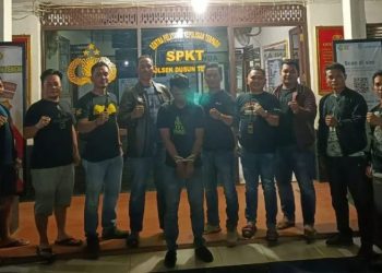 Polsek Dusteng Back up Penangkapan Napi Kabur Rutan Kelas IIB Tamiang Layang