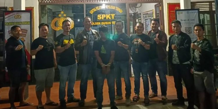 Polsek Dusteng Back up Penangkapan Napi Kabur Rutan Kelas IIB Tamiang Layang