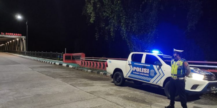Cegah Aksi Balapan Liar, Satlantas Polres Seruyan Laksanakan Patroli Malam