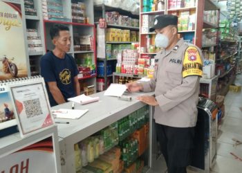 Antisipasi Kelangkaan, Polsek Hanau Terus Pantau Ketersediaan Minyak Goreng