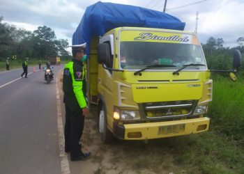 Sat Lantas Polres Seruyan Tertibkan Kendaraan Odol