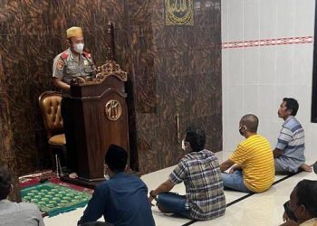 Sampaikan Pesan Kamtibmas Kompol Wiwin Junianto Sambangi Sejumlah Masjid