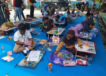 Hari Anak Nasional, Dayak TV Gelar Lomba Mewarnai