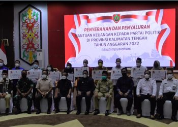 Sekda Prov. Kalteng H. Nuryakin : Bantuan Keuangan Bagi Parpol Dilakukan Secara Proporsional