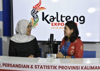 Plt. Kadiskop dan UKM Norhani Menjadi Nara Sumber Podcast Diskominfosantik Prov. Kalteng
