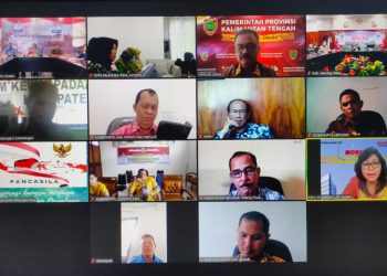 Sahli Gubernur Bidang Pemerintahan, Hukum dan Politik Herson B Aden Pimpin Rapat Gerakan Nasional 10 Juta Bendera