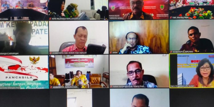 Sahli Gubernur Bidang Pemerintahan, Hukum dan Politik Herson B Aden Pimpin Rapat Gerakan Nasional 10 Juta Bendera