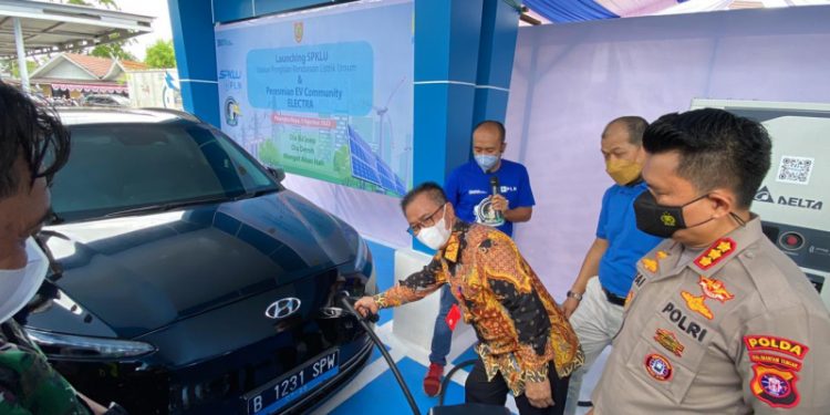 Wow!!! Stasiun Pengisian Kendaraan Listrik Umum Palangka Raya Pertama di Kalteng