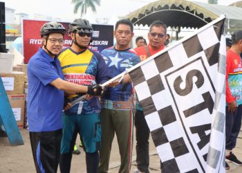 Kapolres Seruyan Partisipasi Seruyan Sehat Fun Bike 2022