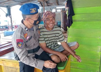 Satpolairud Polres Seruyan Bina Masyarakat di Sekitar Area DAS Seruyan