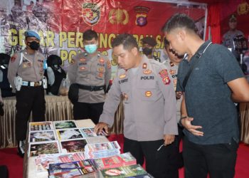 Wakapolres Seruyan Pantau Stand Polres Dalam Seruyan Expo 2022