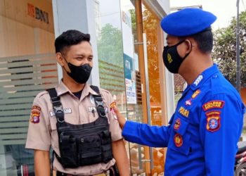 Satpolairud Polres Seruyan Himbau Untuk Terapkan Prokes Covid-19
