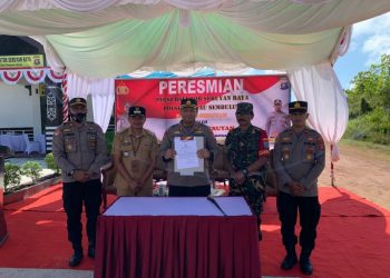 Kapolres Seruyan Resmikan Polsubsektor Seruyan Raya