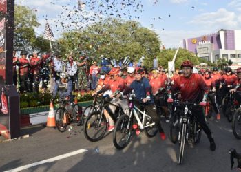Muldoko Lepas Peserta Gubernur Cup Road 2022