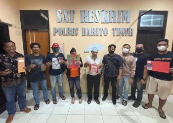 Polres Bartim Amankan 2 Terduga Pelaku Judi Kupon Putih