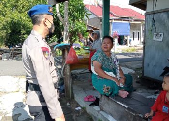 Satpolairud Polres Seruyan Himbau Prokes Covid-19