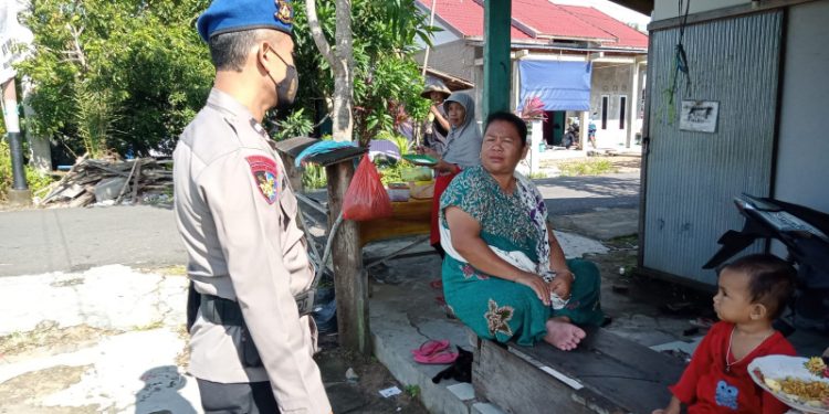 Satpolairud Polres Seruyan Himbau Prokes Covid-19