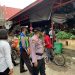 Anggota Satreskrim Laksanakan Giat Yustisi di Pasar Saik Kuala Pembuang