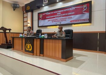 Ujian Kenaikan Pangkat (UKP), Personel Polres Seruyan Ikut Partisipasi