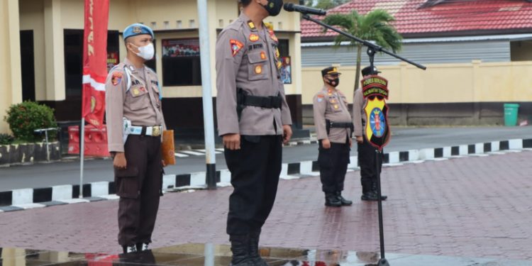 Disiplin, Semangat dan Motivasi, Kabag Ops Polres Seruyan Atensikan ini