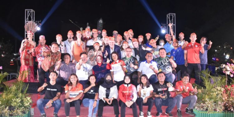 Gubernur Sugianto Sabran Ramah Tamah dengan Peserta UCI MTB Eliminator World Cup 2022