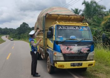 Sat Lantas Polres Seruyan Laksanakan Penertiban Kendaraan Odol