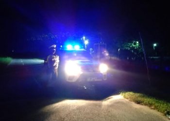 Cegah Aksi Balapan Liar Satlantas Polres Seruyan Laksanakan Patroli Malam