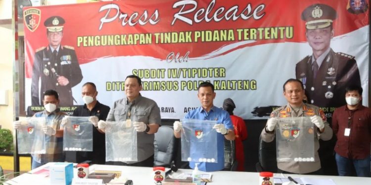 Pemilik 1,35 Ton Sianida Berhasil Diamankan Ditreskrimsus Polda Kalteng