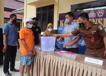 Satresnarkoba Polres Seruyan Musnahkan Barang Bukti Sabu-sabu